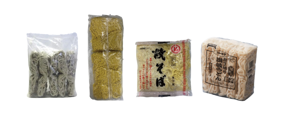 Frozen Japanese Noodles (Soba, Ramen, Yakisoba, Udon)