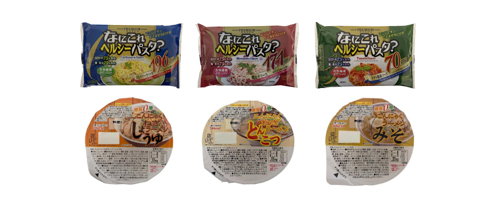 Nani Kore Healthy Pasta (Konnyaku Pasta) / Konnyaku Cup Ramen